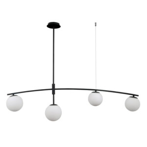 Lampa Wisząca Italux Senai Led Nowoczesna Czarna  Pnd-31322-4A-Sb