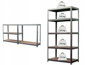 Regał Magazynowy Warsztatowy 180x90x40 5p 875kg