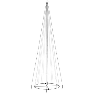 Choinka stożkowa, 1134 kolorowych diod LED, 230x800 cm