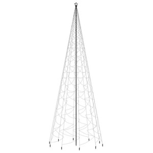 Choinka z kołkiem gruntowym, 3000 zimnych białych LED, 800 cm
