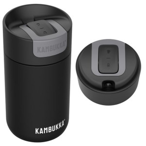 Termos Kubek Termiczny na Kawę do Samochodu Kambukka Olympus Jet Black 300m