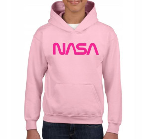 Bluza Nasa spacex dziecieca RÓŻOWA 128