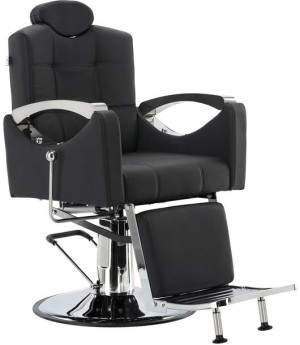 Fotel Barberski Fryzjerski Eko Skóra Barber OSKAR