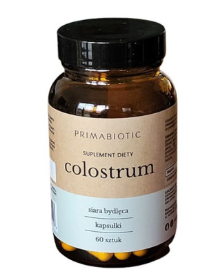 Colostrum Kolostrum siara bydlęca 60 kapsułek Primabiotic