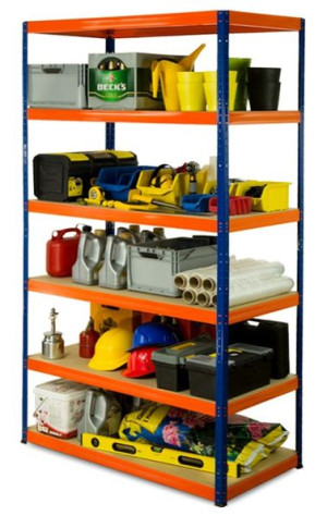 Regał metalowy magazynowy Helios HBN_196X120X45_6_350 ilość półek 6 /350 kg