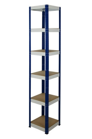 Regał metalowy magazynowy Helios HNW_196X035X35_6_0WZ ilość półek 6 /175 kg