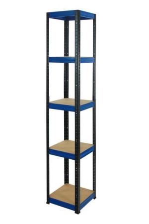 Regał metalowy magazynowy Helios HBN_196X035X35_5_0WZ ilość półek 5 /175 kg