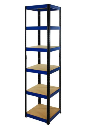 Regał metalowy magazynowy Helios HBN_213X040X40_6_0WZ ilość półek 6 /175 kg