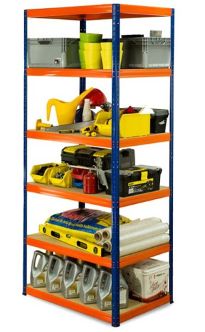 Regał metalowy magazynowy Helios HBN_196X110X40_6_400 ilość półek 6 /400 kg