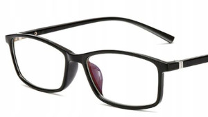 OKULARY czarne minusy DO KOMPUTERA anty blue -3