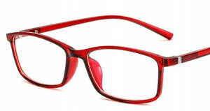 OKULARY czerwone minusy KOMPUTERA anty blue -1.5