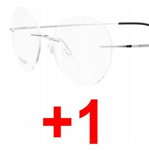 OKULARY KOREKCYJNE bezramkowe LENONKI +1