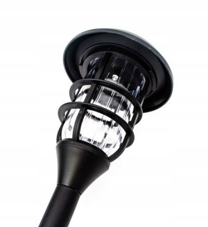 Lampa Solarna Duża 36cm Słupek Kratka Ogrodowa