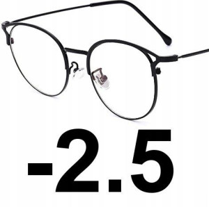 OKULARY korekcyjne KOCIE minusy CZARNE -2.5
