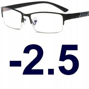 Okulary Korekcyjne Kujonki Minusy Eleganckie -2.5