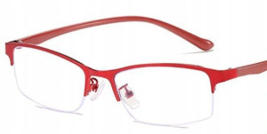 Okulary korekcyjne metalowe damskie metal -6