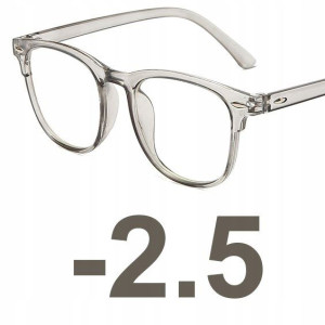 OKULARY KOREKCYJNE NERD nerdy retro MINUSY -2.5