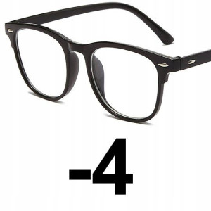 OKULARY KOREKCYJNE NERD nerdy retro MINUSY -4