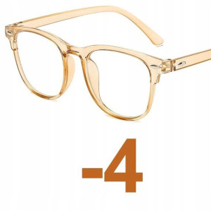 OKULARY KOREKCYJNE NERD nerdy retro MINUSY -4