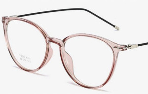 Okulary Minusy Kocie Kujonki Oczy Korekcyjne -2.5