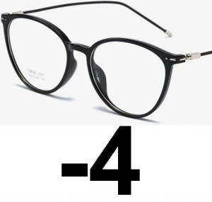 Okulary Minusy Kocie Kujonki Oczy Korekcyjne -4