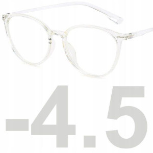 Okulary Minusy Kujonki Kocie Oczy Korekcyjne -4.5