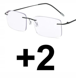 Okulary progresywne fotochromowe do czytania +2