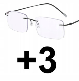 Okulary progresywne fotochromowe do czytania +3