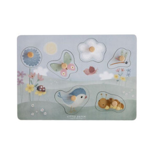 Little Dutch Puzzle sensoryczne Flowers & Butterflies FSC LD4765