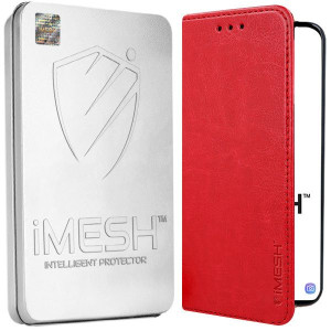 Etui Do Xiaomi 12x Futerał Imesh Leather +szkło 5d