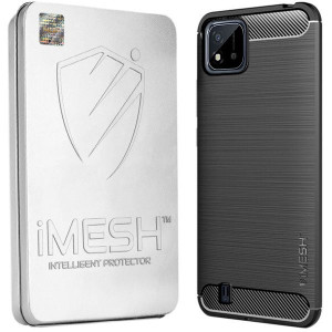 Etui Do Realme C11 2021 Pokrowiec Imesh Carbon