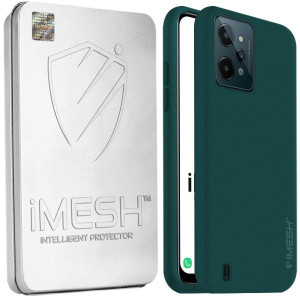 Etui Do Realme C31 Obudowa Imesh Silk + Szkło 5d