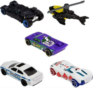 Samochody Hot Wheels  BATMAN 5 SZT GTN43