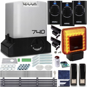 Zestaw Delta2 FAAC 740 3xPilot LAMPA XLED 5xListwa