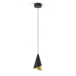 Lampa Wisząca Italux Raalto Led Nowoczesna Czarna Pnd-433128-1B