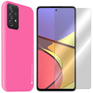 Etui Do Sam Galaxy A73 5g Mercury I-jelly + Szkło