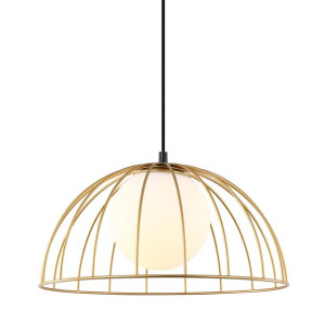 Lampa Wisząca Italux Louis Led Nowoczesna Złota   Mdm-3761/1M Gd