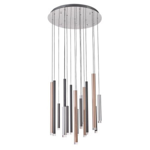 Lampa Wisząca Italux Reyna Led Nowoczesna Chrom   Md17077-16A