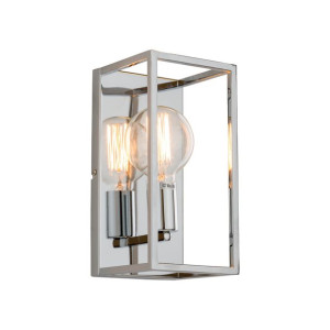 Kinkiet Lampa Italux Sigalo Led Industrialny Chrom Mb-Br4366-W1 Ch