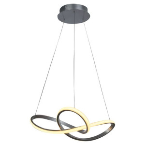 Lampa Wisząca Italux Vita Led Nowoczesna Srebrna  Md17011010-1A Silv