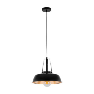 Lampa Wisząca Italux Paloma Led Nowoczesna Czarna Mdm-3619/1M Bk+Gd