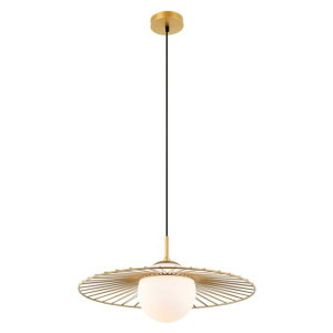 Lampa Wisząca Italux Sally Led Nowoczesna Złota   Mdm-4003/1 Gd