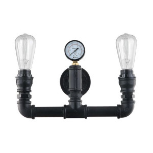 Lampa Stojąca Podłogowa Italux Otelio Loft Chrom  Mbm-2566/2 Bk