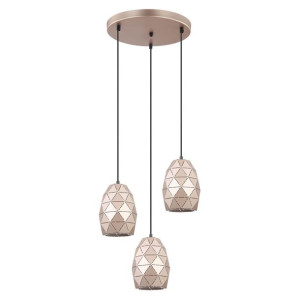 Lampa Wisząca Italux Harley Led Nowoczesna Złota  Mdm-3480/3A Gd