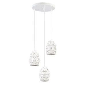 Lampa Wisząca Italux Harley Led Nowoczesna Biała  Mdm-3480/3A W