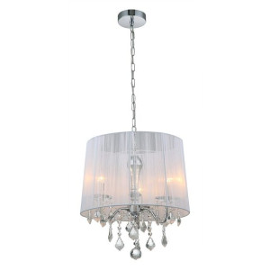 Lampa Wisząca Italux Cornelia Z Kryształkami Chrom Mdm-2572/3 W