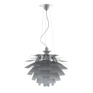 Lampa Wisząca Italux Nicky Nowoczesna Satynowana  Mde204/1-56-Alu