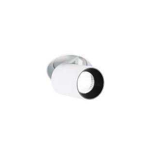 Oprawa Podtynkowa Gemma Italux Led Biała Ruchoma  Sl74066/12W 3000K Wh+Bl
