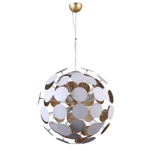 Lampa Wisząca Italux Mailone Led Nowoczesna Biała Ad20180/6B Wh+Gd