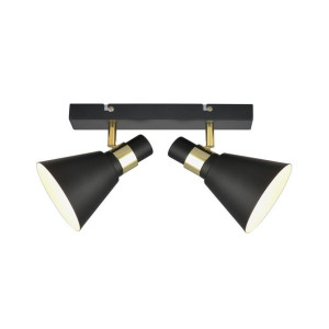 Lampa Sufitowa Italux Biagio Industrialny Czarny  Mb-H16079M-2